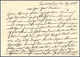 Beleg Araber-Aufstand 1889, SMS "Sophie": "Daressalam, Den 17/3 1889", Hs. Abs.-Vermerk Auf Postkarte Brit.-Indien 1½ P. - Other & Unclassified