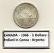 Canada - 1966 - 1 Dollaro - Indiani In Canoa - Argento - (MW1212) - Canada