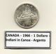 Canada - 1966 - 1 Dollaro - Indiani In Canoa - Argento - (MW1214) - Canada