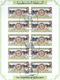 Delcampe - 1994 Palestinian Views Complete Sheets 8 Values Special Stamp MNH - Palestine