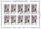 1995 Palestinian Christmas Complete Sheets 5 Values Special Stamp MNH - Palestine