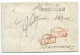 MP HAMBOURG 1832 POUR BORDEAUX / TTR4 / CACHET ROUGE Allemagne P. Givet - Prefilatelia