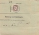 * ÖSTERREICH 1902 - 3 Heller Nachporto + 10 H Ganzsache + 2x2 H + 20 H + 2x30 H Auf Paketkarte Gel.1902 Von Wien Na ... - Errors & Oddities