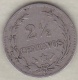 Republique Dominicaine . 2 &frac12; Centavos 1888 A Paris , KM# 7.3 - Dominicaine