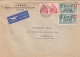 SCHWEIZ 1947 - 4 Fach Frankierung Auf Firmenbrief Gel.v.Zürich N. London - Briefe U. Dokumente