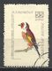 Romania 1959. Scott #C65 (U) Bird, Great Spotted Woodpecker - Oblitérés