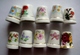 Lot De 10 Dés à Coudre Collection Porcelaine Dont Un Superbe En Fine Porcelaine De CHINE - FLEURS DIVERSES - Ditali Da Cucito