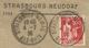 H167 - STRASBOURG MEINAU Bas Rhin - 1936 - Timbre Type PAIX - Entête LIMONADES SONTASO Bières Eaux Minérales - - Other & Unclassified