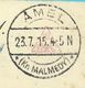 Kaart (Feldpost) Met Duitse Brugstempel AMEL (Kr.MALMEDY) Op 23/7/1915 (Oostkantons) (cantons De L'Est) - OC55/105 Eupen & Malmédy