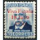 C05715 - Santa Cruz De Tenerife, Sobrecarga Patriótica, "Viva España 18 Julio 1936" [R] Sobre 40c, Edifil 43, * - Emisiones Nacionalistas