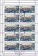 1996 Palestinian Exhibitions Complete Sheets 4 Values Special Stamp MNH - Palestine