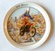 Sous Bock Vintage Métal Moto HONDA Cross AER Biscuits Bretagne - Motos