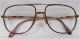 Original LACOSTE Brillengestell Aus Den 80ern - Dunkelrot - 54/15 - Glasses