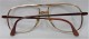 Original LACOSTE Brillengestell Aus Den 80ern - Dunkelrot - 54/15 - Lunettes