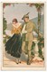 CPA Illustrateur MAUZAN - Couple, Militaire Blessé, Bras En écharpe. - Mauzan, L.A.