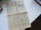 Delcampe - Böhmen U. Mähren 1944 Nr. 43 EF Auf Streifband Auf Kompletter Zeitung Vom 17.11.1944 - Brieven En Documenten