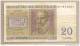 Belgio - Banconota Circolata Da 20 Franchi - 1950 - 20 Franchi