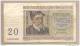 Belgio - Banconota Circolata Da 20 Franchi - 1950 - 20 Franchi