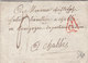 LAC- Lettre En Port-du Cachet Rouge- De Paris A Chablie -09 Jan 1808 - 1801-1848: Precursors XIX