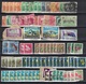 New Zealand, Lot Of Double Stamps, All Used (o) In Mixed Condition, 2 Scans - Lots & Serien