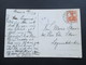 DR Nordschleswig / Dänemark 1918 Künstlerkarte Malerisches Ufer. Kleine Jolle. Stempel UK Hadersleben / Woyens - Dänemark