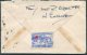 1945 GB India O.A.S. Fieldpost Censor Cover - Newcastle, England. Indian Red Cross, St Johns Ambulance Vignette - Covers & Documents