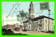 WORCESTER, MA - CITY HALL AND MAIN STREET - ANIMATED - TRAVEL IN 1906 - 3/4 BACK - THE METROPOLITAN CO - - Worcester