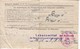 Urlaubsschein Deutsche Armee - Militär Eisenbahn-Betriebsamt Laon - Lebensmittelausgabe Bad Oeynhausen - 1918 (33542) - Dokumente