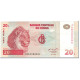 Billet, Congo Democratic Republic, 20 Francs, 1997, 1997-11-01, KM:88a, NEUF - Republic Of Congo (Congo-Brazzaville)