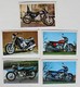 5 Stickers 1976 Moto Suzuki GT 550 Gt 750 RE5 Van Veen OCR 1000 Ural M66 Album Motos Action Vanderhout - Motos