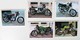 5 Stickers 1976 Moto Motobécane 125 Et 500 Cc Triumph Trident Laverda Album Motos Action Vanderhout - Motos