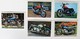 5 Stickers 1976 Moto Kawasaki Mach II Et SI Et ZI 900 IZH Jupiter Honda CB 550 Album Motos Action Vanderhout - Motos