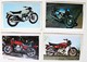 4 Stickers 1976 Moto Guzzi Le Mans Et 250 Carabela Oil Master Ducati 860 GT Album Motos Action Vanderhout - Motos