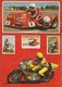 4 Stickers 1976 Moto Guzzi Le Mans Et 250 Carabela Oil Master Ducati 860 GT Album Motos Action Vanderhout - Motos