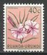 Ruanda-Urundi 1953. Scott #118 (MH) Ipomoea, Flowers - Neufs