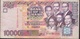 GHANA P35a 10.000 CEDIS 2002  #DF       AVF Folds NO P.h. - Ghana