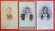 Lot Of 5 Female Kabinet Photographs - Early 1900 - Photographie