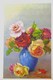 Delcampe - Cpa LOT 4X Litho Illustrateur LALANNE Stelhi  Bouquet Fleur Pot VASE 2x Rose Glaieul Oeillet - Verzamelingen & Kavels