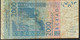 W.A.S. BENIN P216Bo 2000 FRANCS (20)15 FINE NO P.h. - West African States