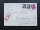 Böhmen Und Mähren 1942 Einschreiben Prag 6 4280 MiF Nr. 89 Unterrandpaar! + Nr. 103 Nach Hamburg. Bedarf! - Lettres & Documents