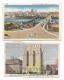 2 POSTCARD PITTSBURGH - HOTEL WILLIAM PENN - SKYLINE FROM LIBERTY TUNNELS   - VIAGGIATE  FP - Pittsburgh