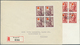 Beleg 1945, 3x 10, 4x 10 U.4x 20 Rp. Rotes Kreuz Auf 3 Portogerechten Bedarfsbriefen (Michel: 244(7),245(4)) - Altri & Non Classificati