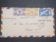 NOUVELLE CALÉDONIE - Enveloppe De Nouméa Pour Paris En 1946 , Affranchissement " France Libre " - L 14693 - Storia Postale