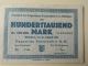 GERMANIA Munchen 100000 Mark 1923 - [11] Emissioni Locali