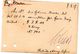 Tarjeta  Con  Franquicia Militar   Reserva De Infanteria Regimiento 109 -4 Compañia . Año 1917 - Cartas & Documentos