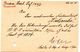 Tarjeta  Con  Franquicia Militar  Regimiento De Infanteria 3 Compañia . Año 1918 - Cartas & Documentos