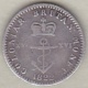 British West Indies, Antilles Britanniques. 1/16 Dollar 1822. George IV, Argent. KM# 1 - Antilles