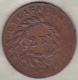 ARGENTINE. BUENOS AIRES. 2 REALES 1860. Copper .KM# 11 - Argentina