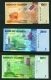 UGANDA  -  2013 To 2017  Full Set Of UNC Banknotes - Uganda