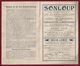 FRANCE FRANCIA CALENDARIETTO HORAIRE D'ETE' 1912CHEMIN DE FER FUNICULAIRE LES AVANTS SONLOUP - Grand Format : 1901-20